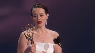 70th Emmy Awards Claire Foy Wins For Outstanding Lead Actress In A Drama Series [upl. by Veno670]