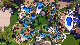 This Arizona Mega Mansion Features the Largest Private Lazy River in America [upl. by Ainimre]