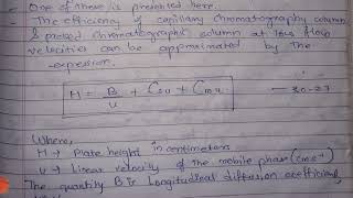 Theory of Band Broadening An introduction to Analytical separation Skoogs [upl. by Adniuqal]