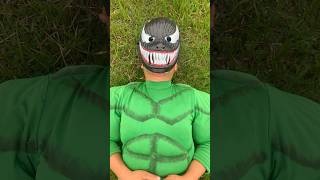 Green Hulk Choose Mask  Marvel Real Life [upl. by Currey]