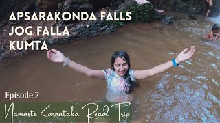 Jog Falls  Apsarakonda Waterfall  Kumta  Karnataka Road Trip  Episode 2 [upl. by Saalocin]