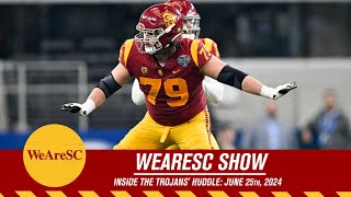 Inside the Trojans Huddle Recruiting USC offensive line and Ten Questions [upl. by Joceline]