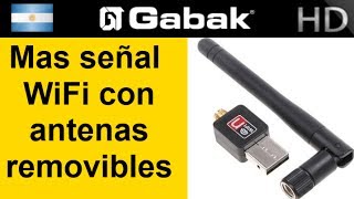 Tene mas potencia WIFI con antenas detachables conexiones inalambricas quotwirelessquot [upl. by Ykciv]