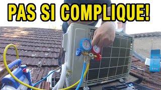 Installer une CLIM REVERSIBLE soi même [upl. by Ebbie]