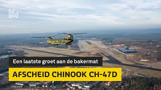 Afscheid Chinook CH47D  Nationaal Militair Museum [upl. by Pandora761]