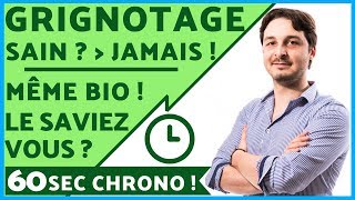 Grignotage  Ce nest Jamais Sain en Naturopathie  Le SaviezVous  Mon Avis de Naturopathe [upl. by Juni395]