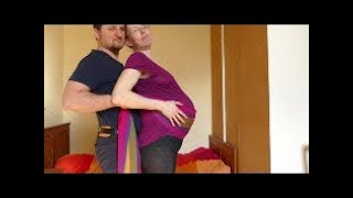 Eine Übung damit das Baby besser ins Becken kommt Abdominal Lift and Tuck [upl. by Balling]