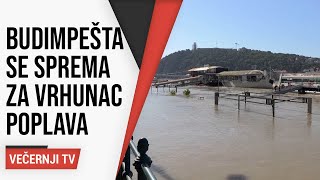 Vrhunac vodnog vala stiže u Budimpeštu Dunav će porasti još 50 cm a turisti su veliki problem [upl. by Blank]