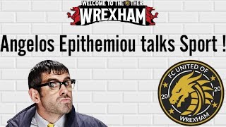 Welcome to the Other Wrexham Presents Angelos Epithemiou Sends His Support to FC United of Wrexham [upl. by Baerl346]