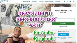 Devolucion de Percepciones Afip Dolares  Actualizacion Impuesto Pais  Contador Responde [upl. by Beetner]