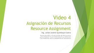 Video 4  Asignación de Recursos en Project 2013 [upl. by Aneekal]