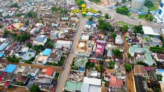 4K View of Lomé capital of Togo Aerial view of this African city West Africa Beautiful cityscape [upl. by Eiddam493]