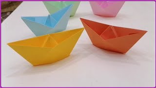 Cómo fazer um Barco de papel  barco de papel origami [upl. by Lanny]