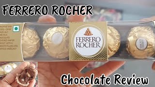 Ferrero Rocher Chocolate Review  Best Chocolate Ferrero Rocher  Ferrero Rocher Chocolate Unboxing [upl. by Enilorac]