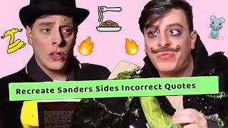 Sanders Sides live incorrect quotes but it’s just 💛 demus 💚 [upl. by Mohkos]