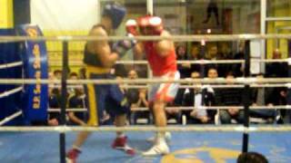 Combattimento pugilato Rocco Berardinelli Vs Domino boxe 1 round [upl. by Herald]