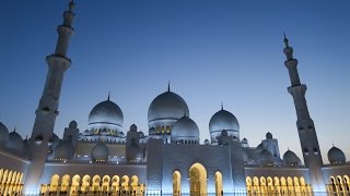 Sheikh Zayed Grand Mosque in Abu Dhabi Video Tour [upl. by Burrell]