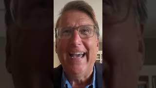 Former Gov Pat McCrory R reacts to Biden stepping down and endorsing Kamala Harris politics [upl. by Burnsed641]