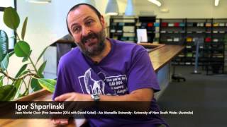 Interview Igor Shparlinski  Jean Morlet Chair First Semester 2014 [upl. by Mariellen911]