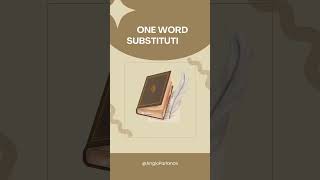 One Word Substitutions Vocabulary  PSC [upl. by Corvese]