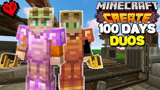 100 Days of Create Modded Minecraft Duos [upl. by Ahseki753]