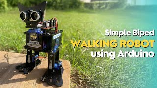 How to build Arduino Controlled Biped Robot  DIY Walking and Dancing Cat [upl. by Rosecan]