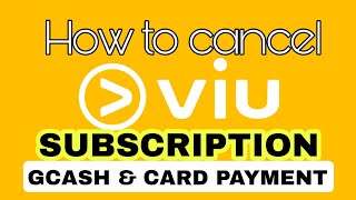 HOW TO UNSUBSCRIBE VIU  VIUTV  How to cancel viu subscription [upl. by Olli]