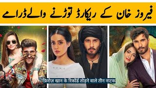 Feroze Khan Popular amp Record Breaker Dramas List  Top Dramas Feroze Khan  Dramaz Review [upl. by Weitman]