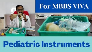 Pediatrics Instruments  For MBBS Viva  NEET Spotters [upl. by Nylyram711]