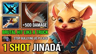 1 HIT JINADA 500 Damage Per Hit Bounty Hunter 100 Bullying Everyone Hard Carry Dota 2 [upl. by Quinlan266]