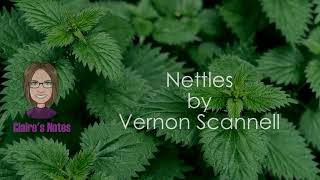 Nettles by Vernon Scannell detailed analysis [upl. by Chancellor307]