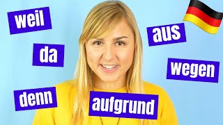 Wie formt man Kausalsätze und Adverbiale um Deutsche Grammatik B1 B2 [upl. by Enala264]