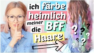 SIE weiß nicht WIE ich ihre HAARE FÄRBE 🙊  ViktoriaSarina [upl. by Lorianne]