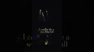 Wrecking Ball  Miley Cyrus  Live [upl. by Ayamat]