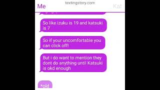 dkbk texting story part 1 [upl. by Hanas405]