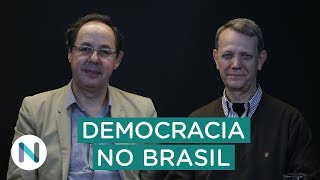 A qualidade da democracia no Brasil um debate entre Eduardo Giannetti e André Singer parte 2 [upl. by Ahsilrak]