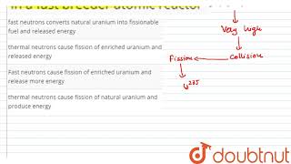 In a fast breeder atomic reactor [upl. by Col]