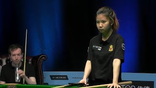 Nutcharut Wongharuthai Mink makes debut against Scott Donaldson  2022 Championship League Snooker [upl. by Shandy]