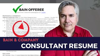 ExMBB Recruiter Reveals Bain Resume Secrets  Resume Templates Inside [upl. by Jewel420]