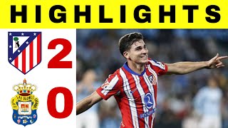 Atletico Madrid vs Las Palmas  20  All Goals and Highlights LaLiga Spanyol sportnews football [upl. by Shaya]