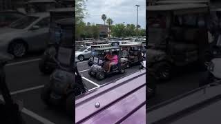 Huge Golf Carts Parade in The Villages Florida for Kamala Harris [upl. by Friend]