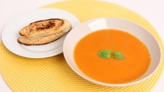 Fresh Tomato Soup Recipe  Laura Vitale  Laura in the Kitchen Episode 627 [upl. by Elaynad]