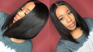 12 Inch Straight Bob Lace Front Wig I 200 Density I Yoowigs [upl. by Coffee]