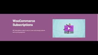 WooCommerce Subscriptions 2020 Extension [upl. by Eugenio]