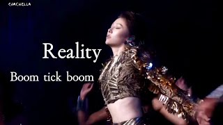 【劉雨昕 科切拉​直拍XIN Liu x Coachella 2024】新歌首唱舞台《reality》热辣《boom tick boom》 [upl. by Scharaga]