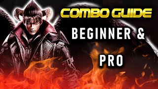 TEKKEN 8 Devil Jin Combo Guide  Beginner And Pro [upl. by Ahcorb12]