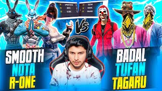 Finally Smooth vs Tufan 😳🥵 Intense Battle ⚔️  Garena Free Fire [upl. by Nahgeam]