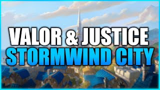 Stormwind City  Valor amp Justice  Transmog [upl. by Calvina]