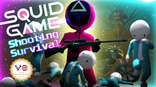 ⭘ △ ◻ SQUID GAME SHOOTING SURVIVAL — Y8 Games [upl. by Vi]