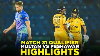 PSL 9  Full Highlights  Multan Sultans vs Peshawar Zalmi  Match 31  Qualifier  M2A1A [upl. by Zaob]